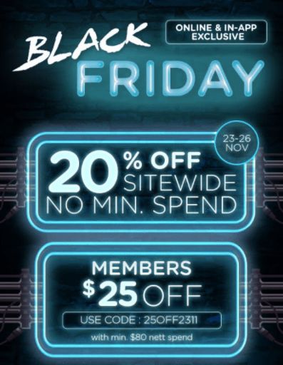 black friday watsons