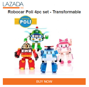 robocar poli 4pc set