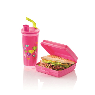 Tupperware kids trendy lunch set